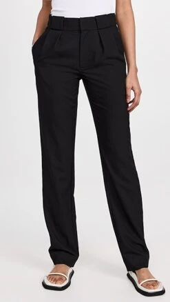 Proenza Schouler White Label Drapey Suiting Trousers