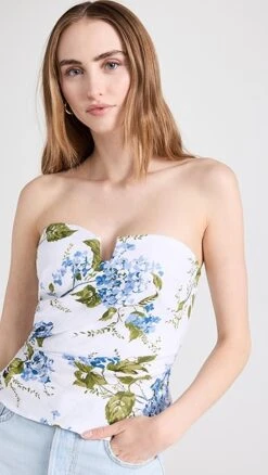 Reformation Madelyn Linen Top