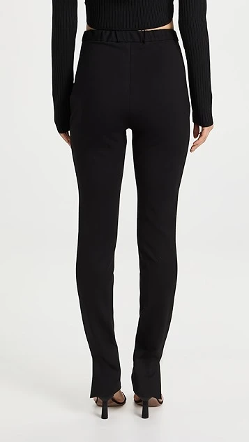 LAPOINTE Ponte Lace Up Leggings - Image 2