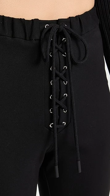 LAPOINTE Ponte Lace Up Leggings - Image 5