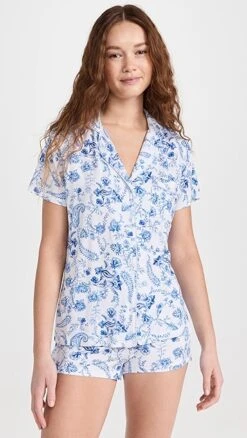 Stripe & Stare Short Pajama Set