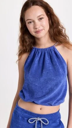 SUNDRY Bubble Tank Top