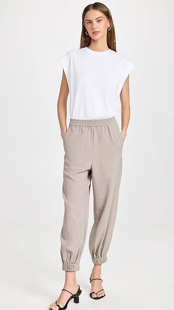 Tibi Chalky Drape Plashet Joggers - Image 4