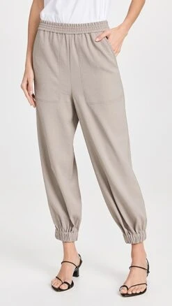 Tibi Chalky Drape Plashet Joggers