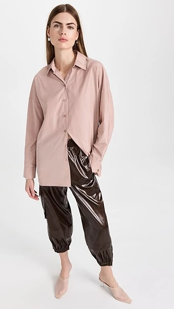 Tibi Gleam Wilt Pull On Jogger Pants - Image 4
