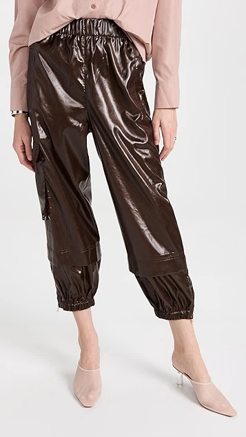 Tibi Gleam Wilt Pull On Jogger Pants - Image 7