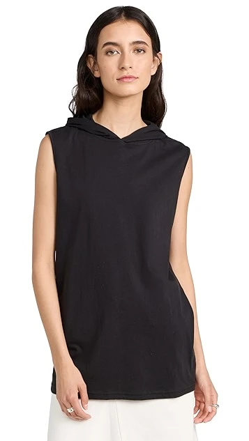 Tibi T-Shirt Hoodie Tunic Top - Image 6