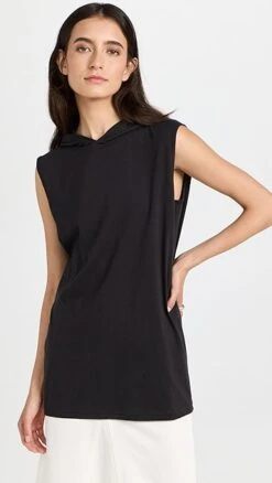 Tibi T-Shirt Hoodie Tunic Top