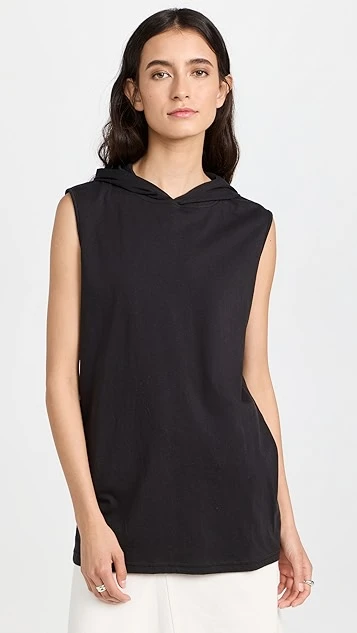 Tibi T-Shirt Hoodie Tunic Top - Image 7