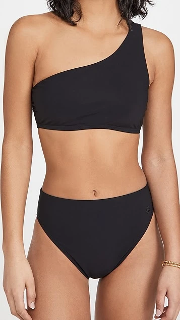 Tory Burch One Shoulder Bikini Top
