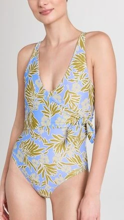 Tanya Taylor Kelly Wrap One Piece