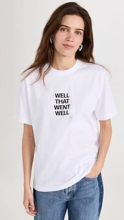 Victoria Beckham Well That Went Well Slogan Tee