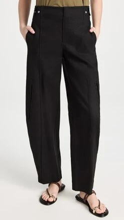 Vince High Waist Tailored Utility Trousers