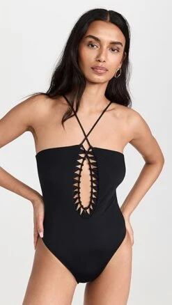 ViX Swimwear Solid Leeza One Piece