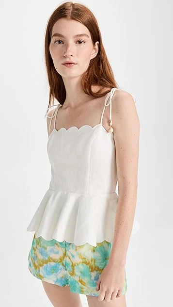 Zimmermann Tiggy Scallop Top