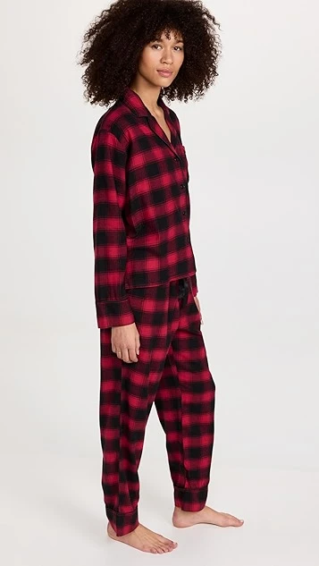 Z Supply LOUNGE Sleep All Day Check PJ Set - Image 3