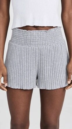 Z Supply Dawn Smocked Rib Shorts