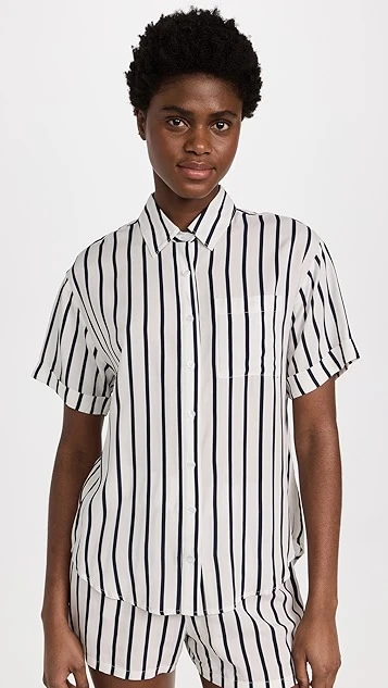 Z Supply Sunrise Stripe Shirt - Image 7